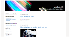 Desktop Screenshot of mathe-lok.de
