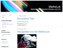Tablet Screenshot of mathe-lok.de